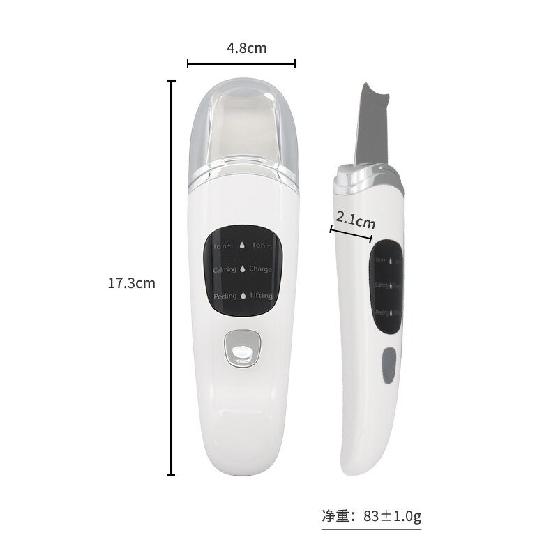 Face Spatula Manufacturer - Korea Ultrasonic Skin Scrubber Pore Cleaner Blackhead Remover