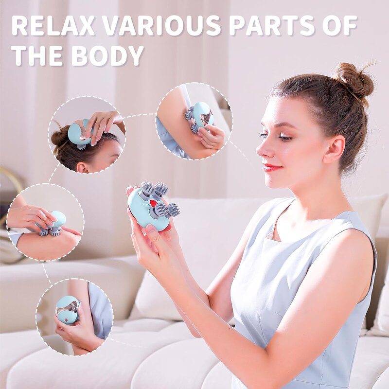 Head Spa Device Manufacturer - Smart Hand Held ABS Waterproof Scalp Rejuvenation