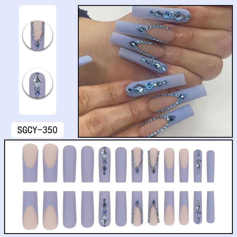 Press on Nails Manufacturer - Salon Long Artificial Reusable for Manicure