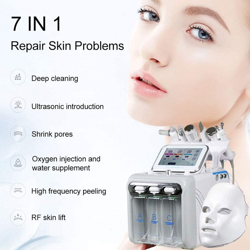 Hydrogen Oxygen Facial Machine Manufacturer - Multifunctional Vacuum Small Bubble 10 in 1