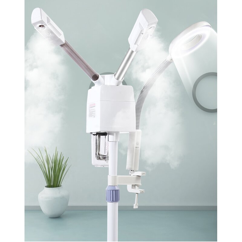 Facial Steamer Manufacturer - Electric 3-in-1 Hot/Cold with 5X Magnifying Lamp for Car