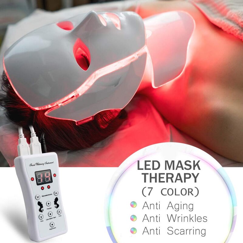 LED Face Mask Manufacturer - 7 Color Light Therapy for Firming Anti-aging