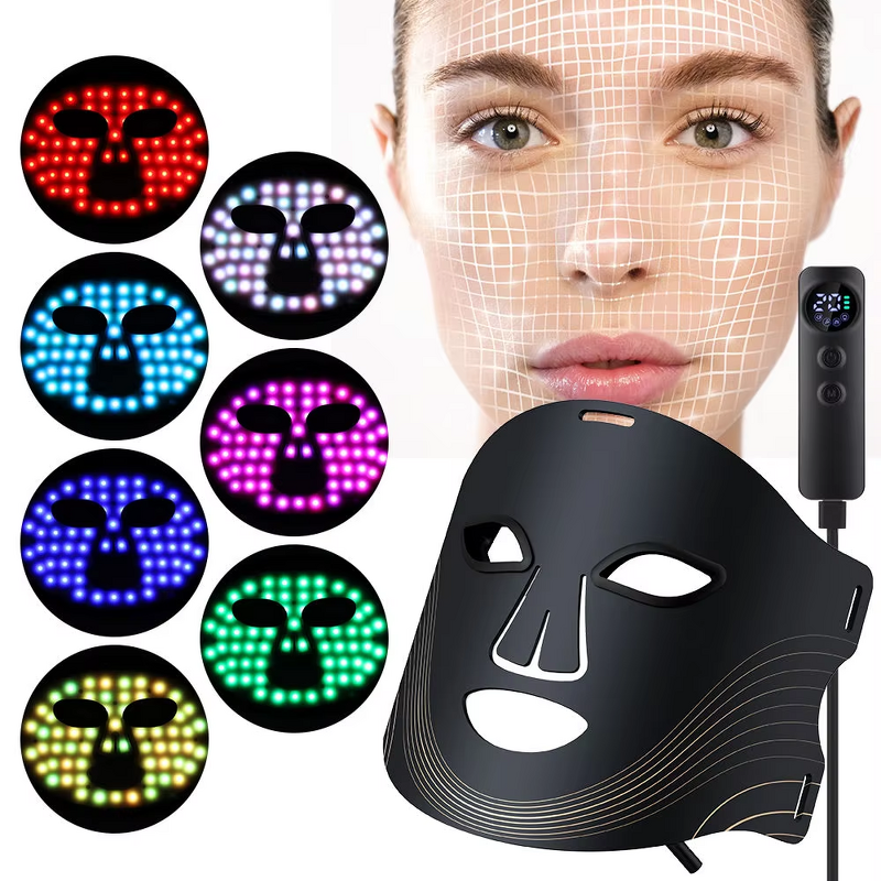 LED Face Mask Manufacturer - Home USB Rechargeable 180 LEDs 2000mAh with Remote