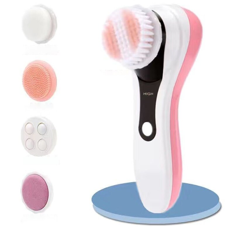 Facial Cleansing Brush Manufacturer - Travel Portable Electric USB Rechargeable 5 in 1