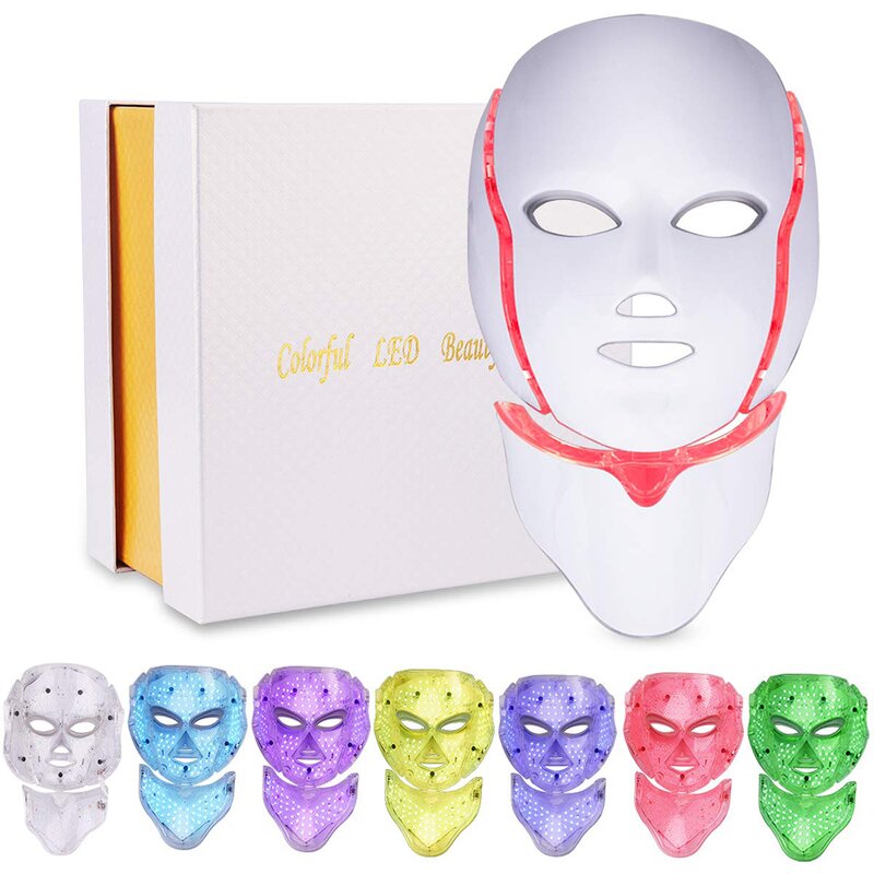 LED Face Mask Manufacturer - 7 Color Light Therapy for Firming Anti-aging