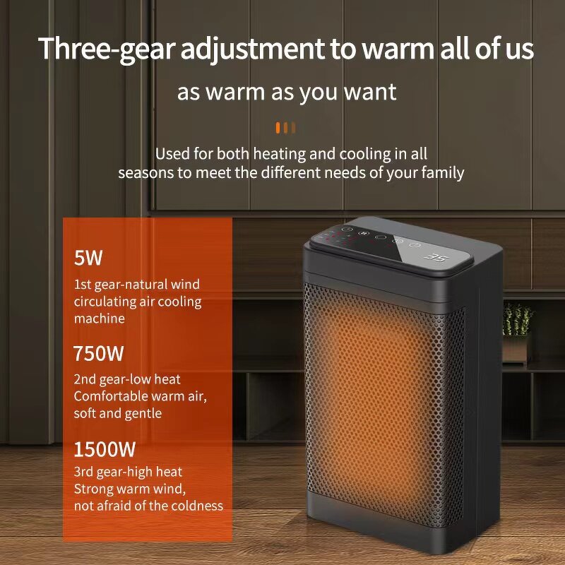 Space Heater Manufacturer - 1500W PTC Ceramic Fast Safety with 12 Hours Timer