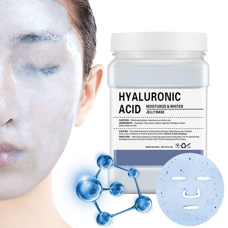 Jelly Face Mask Powder Manufacturer - Natural DIY Spa with Hyaluronic Acid Collagen Vitamin C