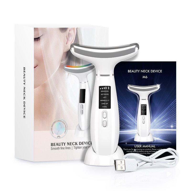 Face & Neck Massager Manufacturer - Professional Skin Tightening with 4 Led Light