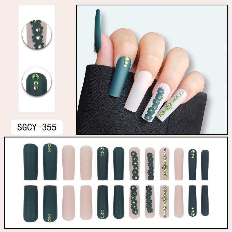 Press on Nails Manufacturer - Travel Durable Handmade Glitter Luxury Long with Glue