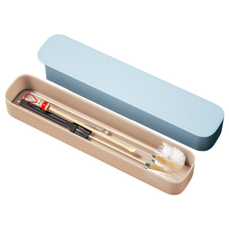 Earwax Removal Tool Set Manufacturer - Bamboo Handle Goose Feather Ear Pick with Box