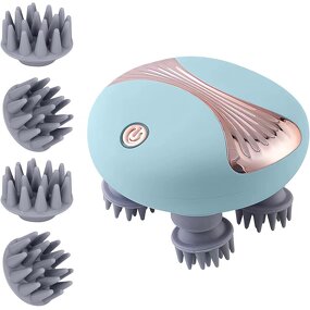 Scalp Massager Manufacturer - Portable Hand Held Waterproof Kneading Infrared Light