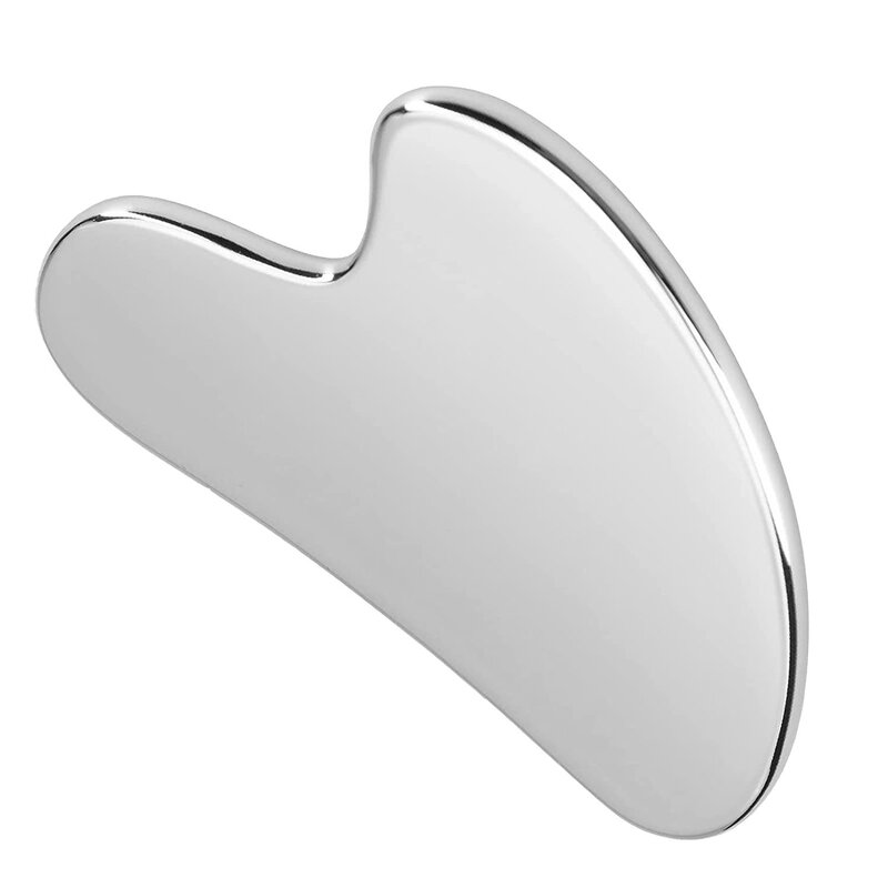 Gua Sha Board Manufacturer - Heart Shape Stainless Steel 420 Facial Tool for Home