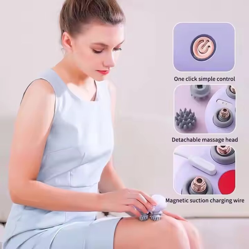 Scalp Massager Manufacturer - Handheld Portable Red Light Therapy Waterproof Electric