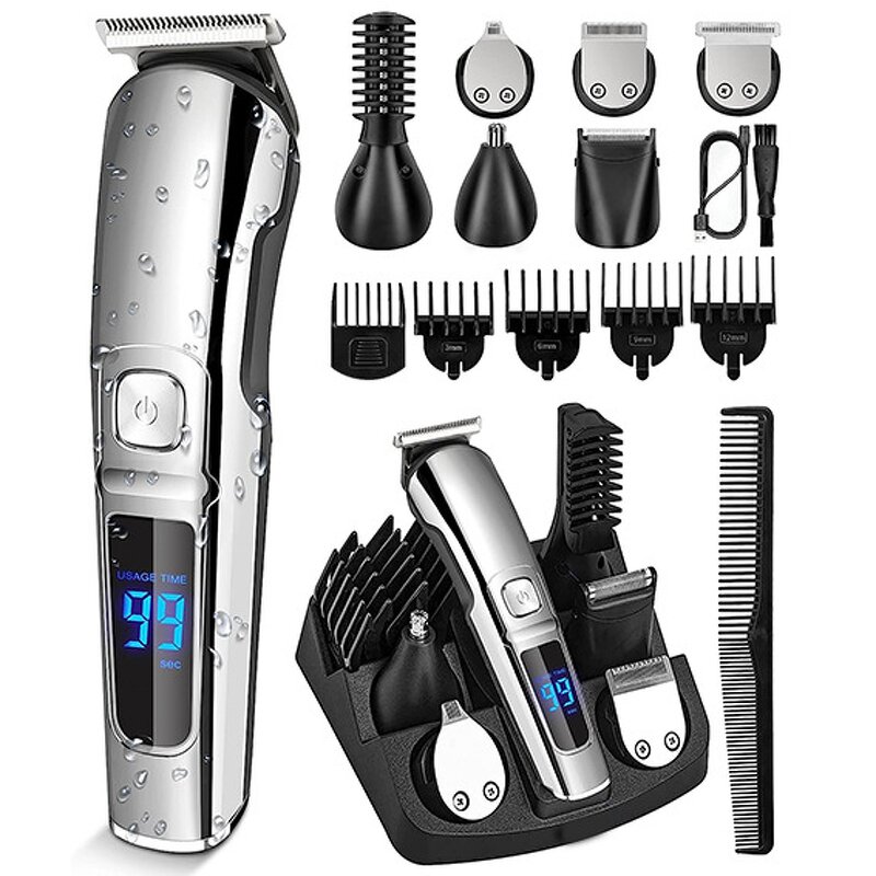 Hair Trimmer Set Manufacturer - Electric USB Rechargeable Cordless Stainless Steel IPX7