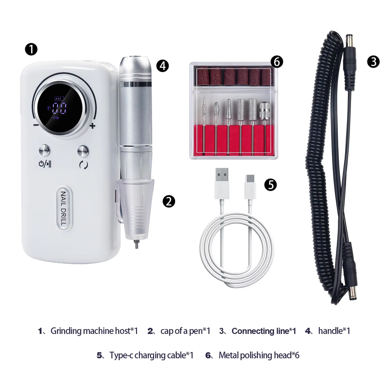 Nail Art Drill Manufacturer - Beauty Salon Professional Manicure Pedicure Portable