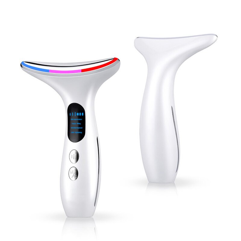 Face Neck Massager Manufacturer - Portable Electric Heated LED Light Therapy EMS