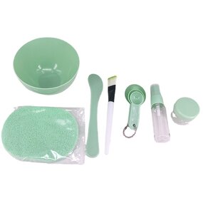 Facial Mask Tool Kit Manufacturer - 9Pcs Pack Brush Scoop Spray Bottle Mixing Bowl Set