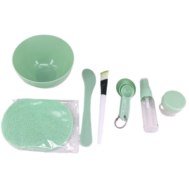 Facial Mask Tool Kit Manufacturer - 9Pcs Pack Brush Scoop Spray Bottle Mixing Bowl Set