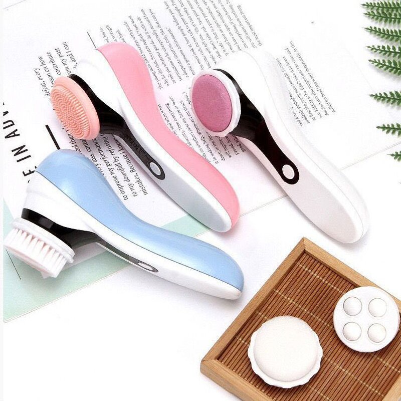 Facial Cleansing Brush Manufacturer - Travel Portable Electric USB Rechargeable 5 in 1