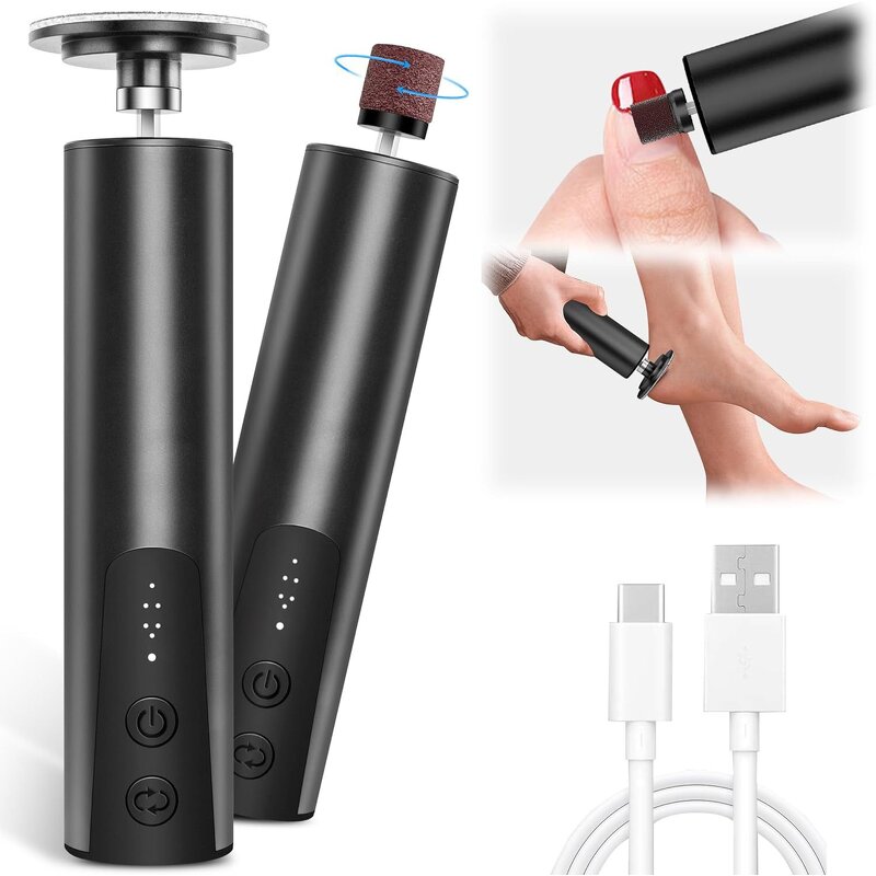 Foot File Grinder Manufacturer - Electric Pedicure Scrub Adjustable Speed USB for Car