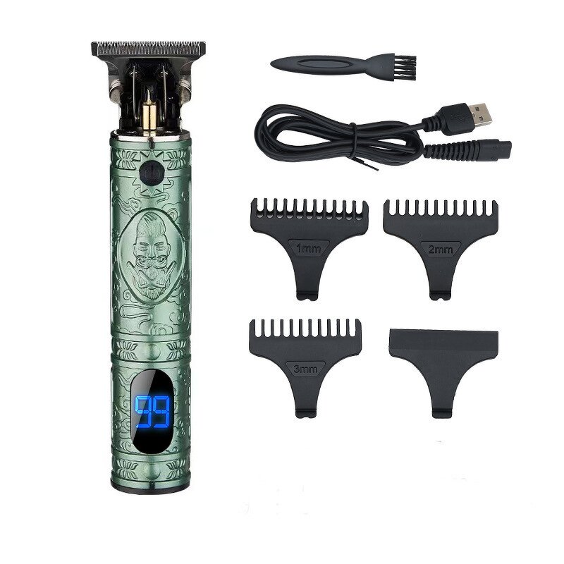 Hair Trimmer Manufacturer - Professional Stainless Steel LCD Display USB Waterproof