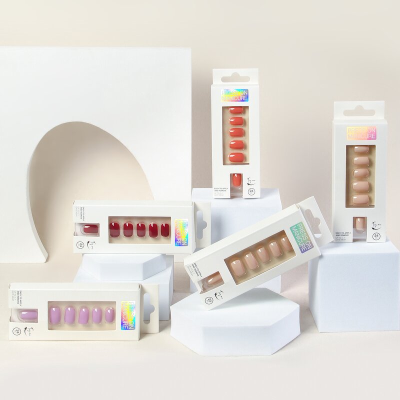 Press on Nails Manufacturer - 24 Pcs False Nails Handmade for Women Manicure Salon