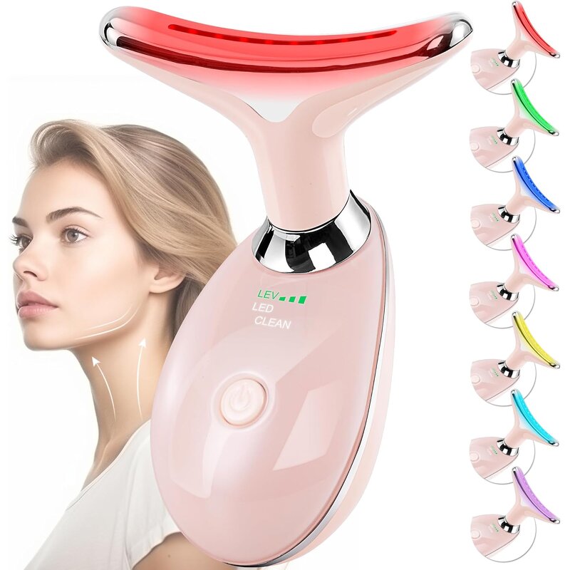 Neck Lift Beauty Machine Manufacturer - Vibration Anti-aging LED Photon Skin Tightening