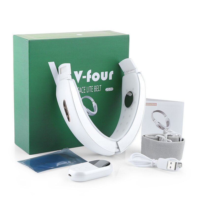 Face Shaping Massager Manufacturer - Electric Double Chin Removal EMS Sliming LED Light