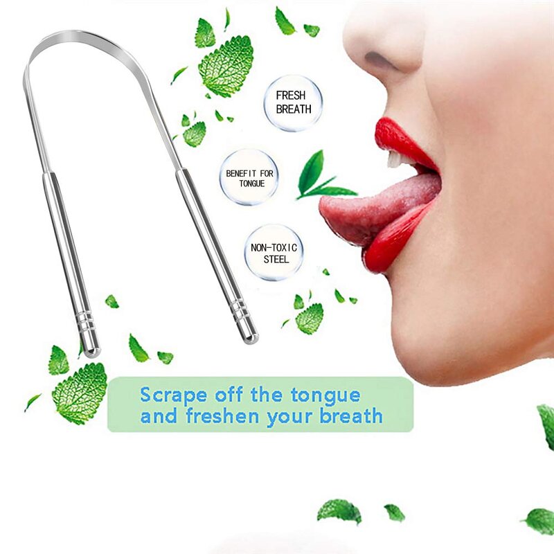 Tongue Cleaner Manufacturer - Silver Rose Pink Gold U Shape Stainless Steel Metal & OEM