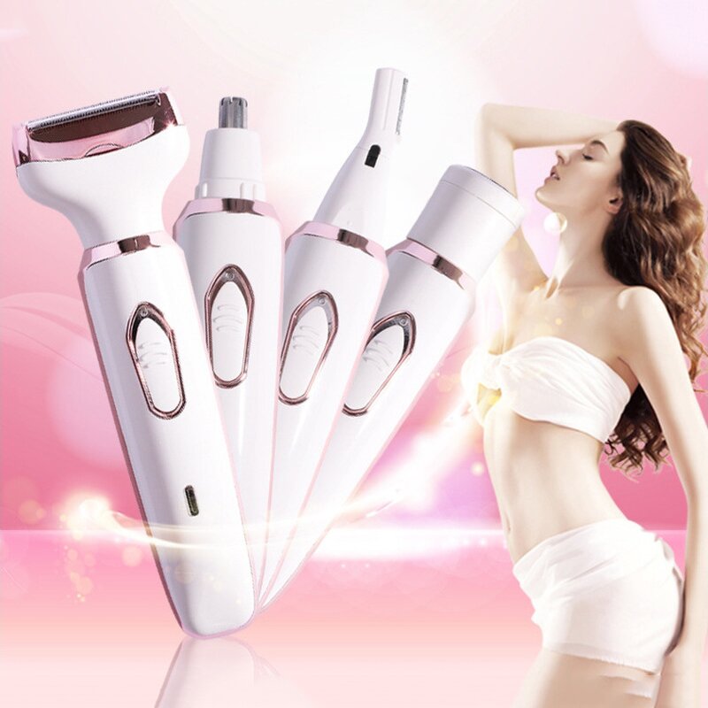 Hair Removal Device Manufacturer - Home USB Rechargeable Cordless Epilator 4 in 1