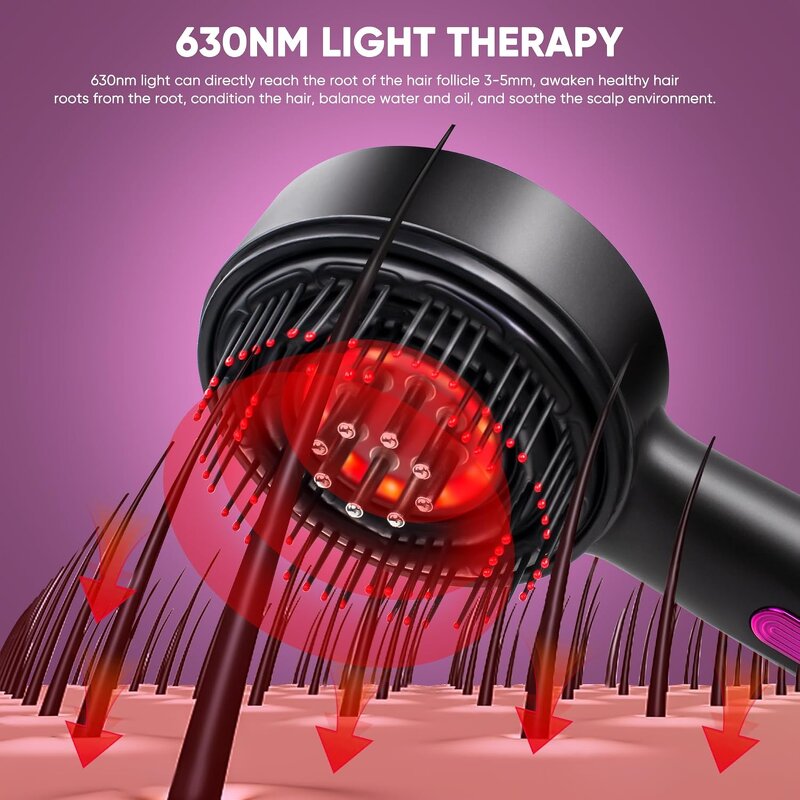 Scalp Massage Brush Manufacturer - Electric Hair Oil Applicator Comb for Hair Growth