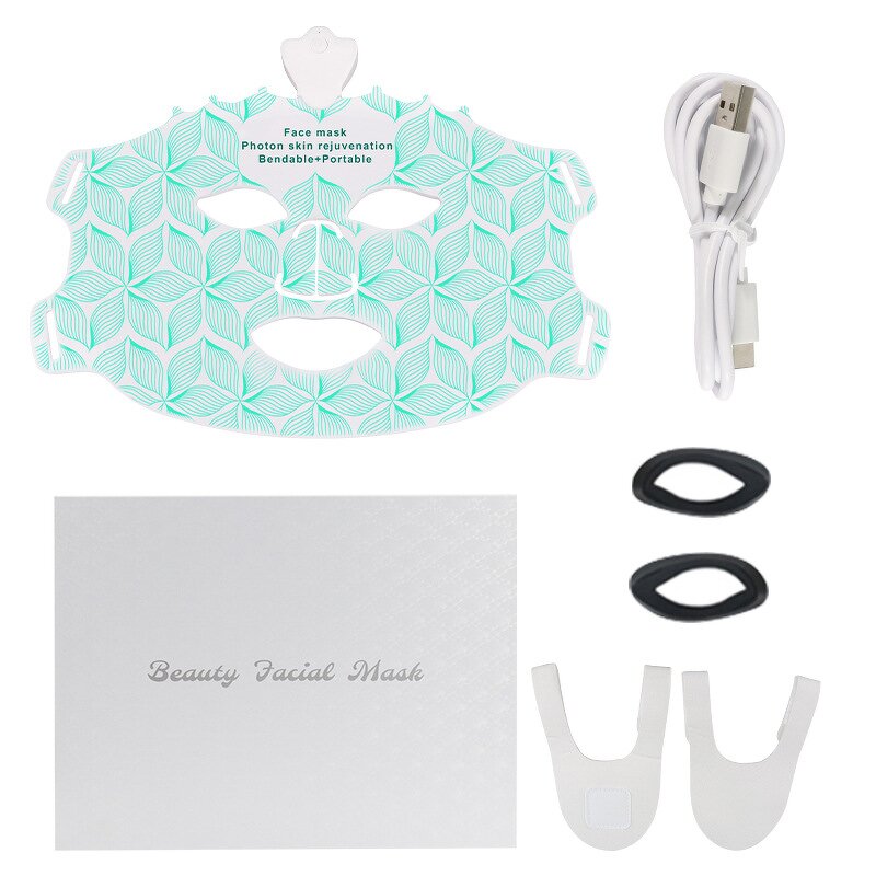 LED Face Mask Manufacturer - 7 Light Therapy Handheld Rechargeable USB