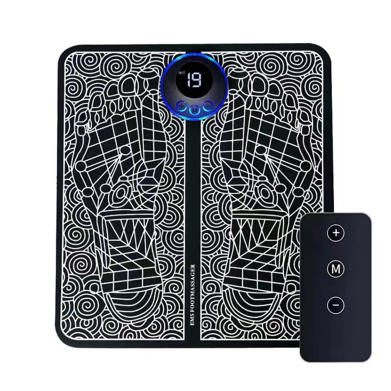 Foot Massager Pad Manufacturer - Portable EMS Stimulator 15 Minute 8 Modes 19 Levels