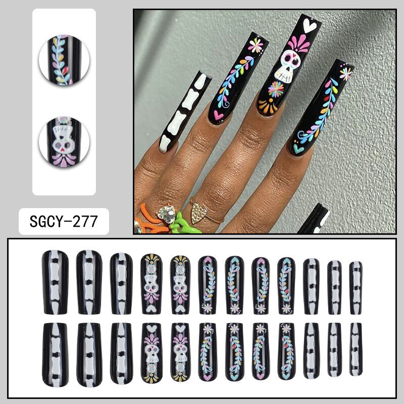 Press on Nails Manufacturer - Salon Long Artificial Reusable for Manicure