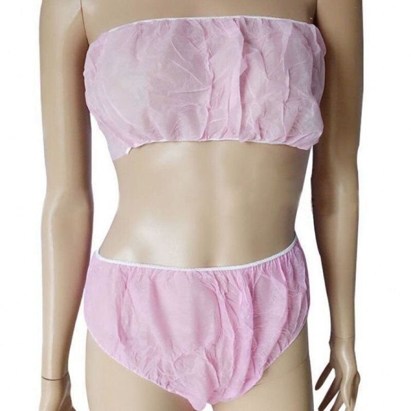 Disposable Underwear Manufacturer - Steam Sauna Beauty Salon Women Sexy Bras Thong