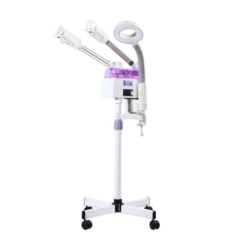 Facial Steamer Manufacturer - Multifunctional Professional Hot Cold 3 in 1 with Lamp