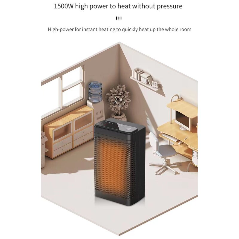 Electric Air Heater Manufacturer - 1500W PTC Ceramic Fast Heating Portable with Remote