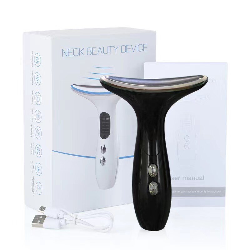 Face Neck Massager Manufacturer - Portable Electric Heated LED Light Therapy EMS