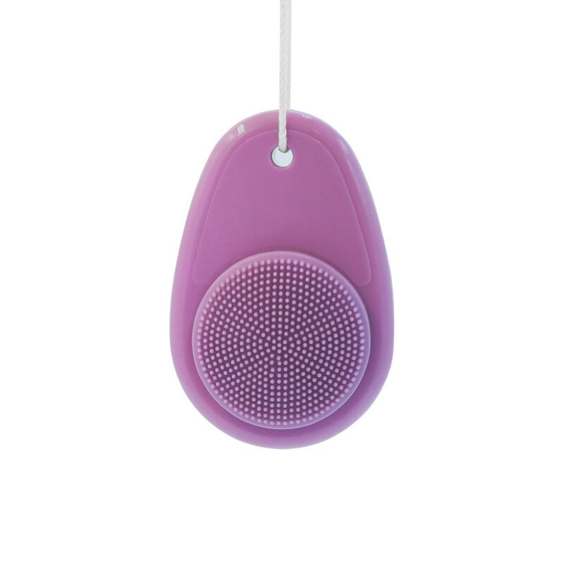 Facial Cleansing Brush Manufacturer - Bamboo Charcoal Microfiber Dual Silicone Scrubber