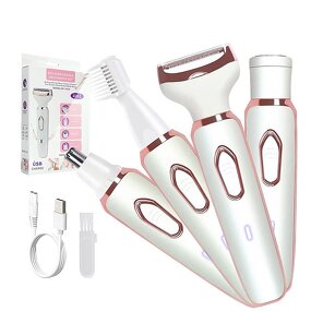 Hair Removal Device Manufacturer - Home USB Rechargeable Cordless Epilator 4 in 1