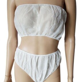 Disposable Underwear Manufacturer - Steam Sauna Beauty Salon Women Sexy Bras Thong