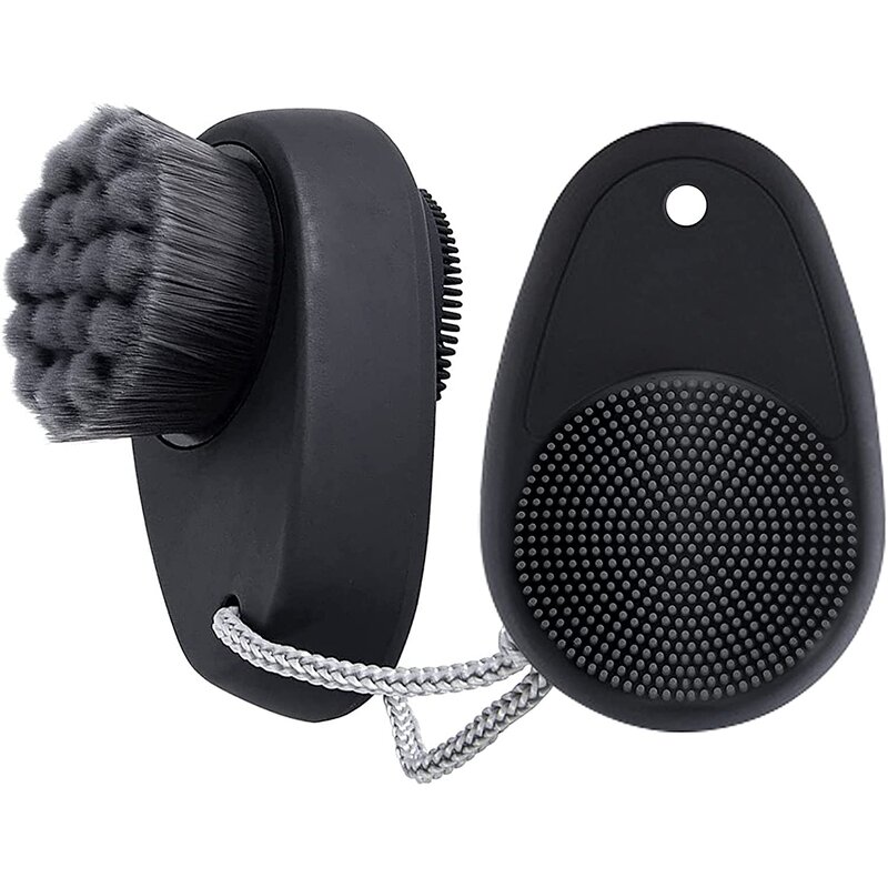 Facial Cleansing Brush Manufacturer - Mini Manual Double Sides Exfoliating Scrubber