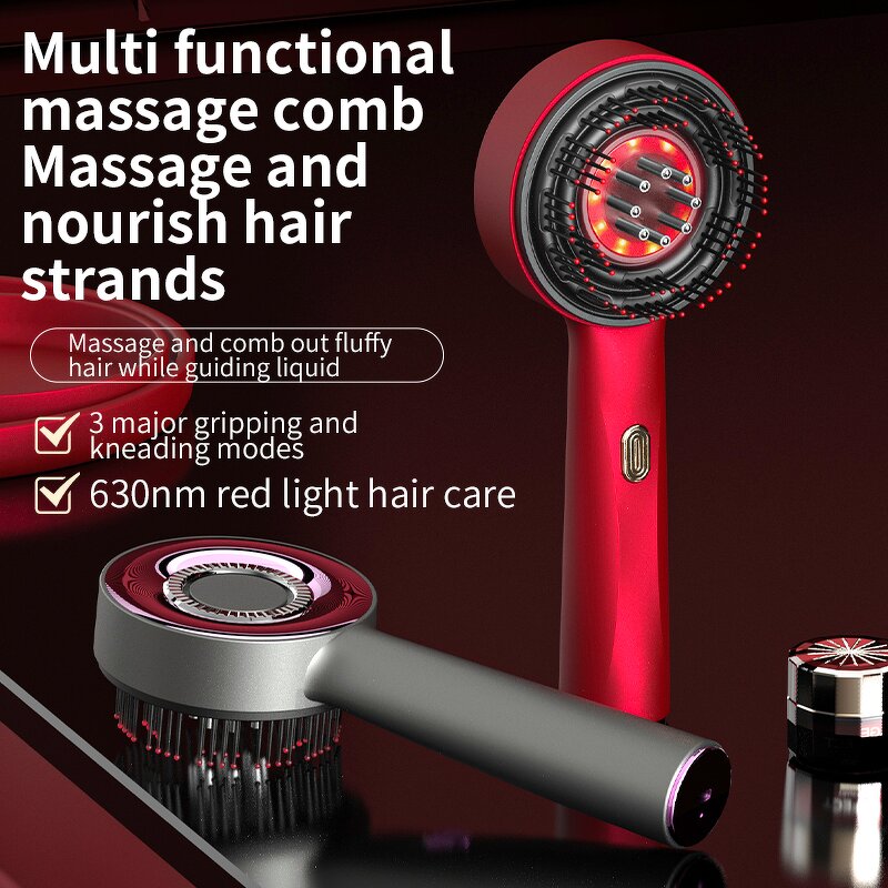 Scalp Massage Brush Manufacturer - Electric Hair Oil Applicator Comb for Hair Growth