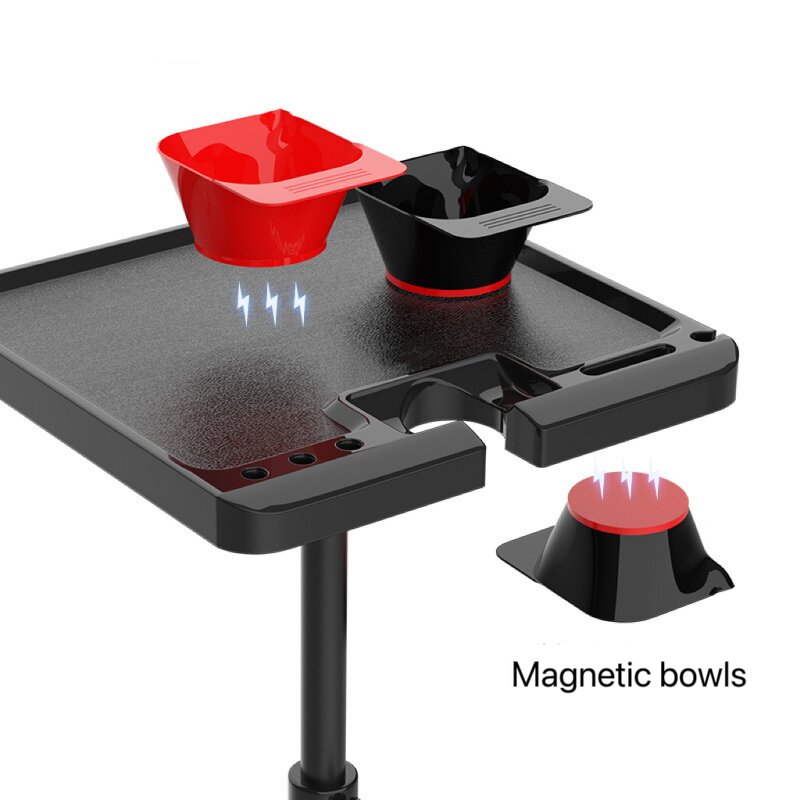 Hair Dryer Holder Manufacturer - Adjustable Height Durable Hairdressing Cart Trolley