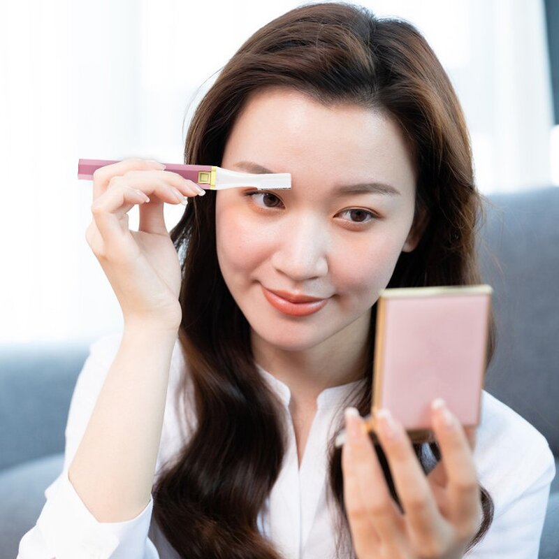USB Eyebrow Hair Remover - Painless Electric Epilator Pen Kit Facial Shaver Women Tool