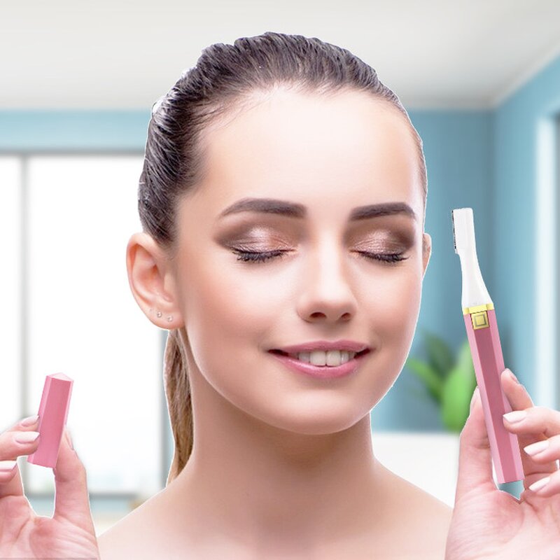 Electric Hair Trimmer Pen - 2025 New Beauty Women Eyebrow Nostril Razor Trimmer Tool