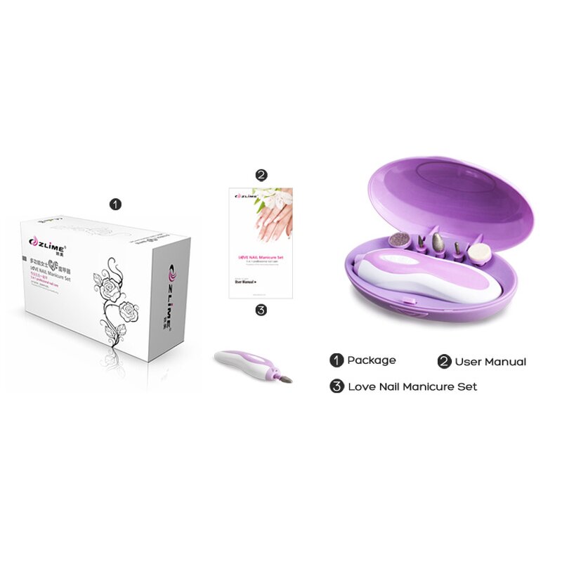 LED Nail Lamp Manicure Set - New European Modern Nails Desk Lamp Professional Art Tool