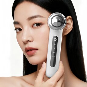 High Frequency Skin Care Device - Red Light Ion Therapy Eye Area Lifting Fine Lines Removal
