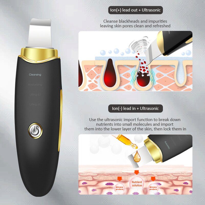 Portable Skin Scrubber - Korea Facial Spatula Blackhead Removal Skin Care Tool