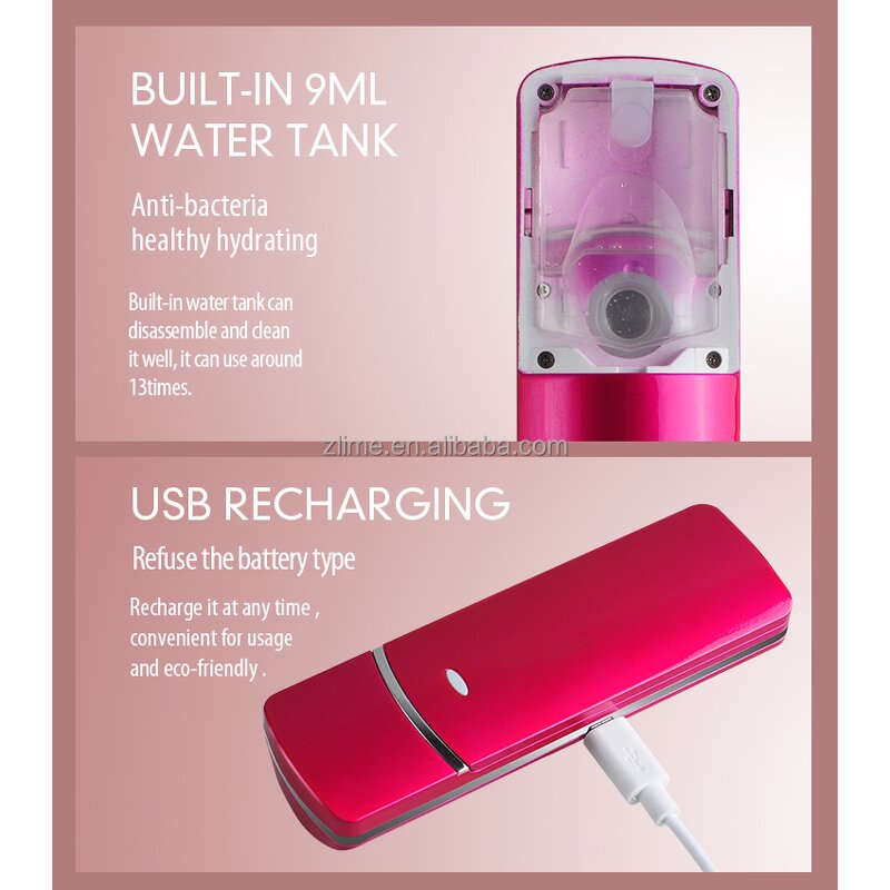 Nano Water Mister Spray - Summer Hot Tanning Facial Steamer Liquid Face Mist Sprayer